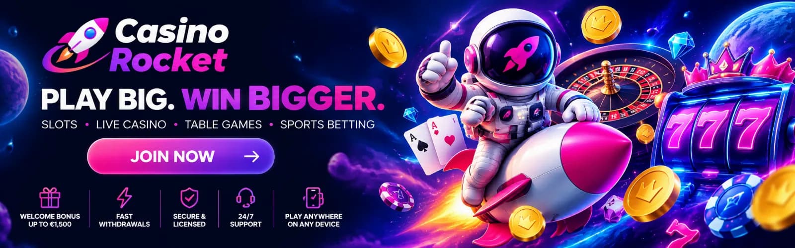 CasinoRocket banner